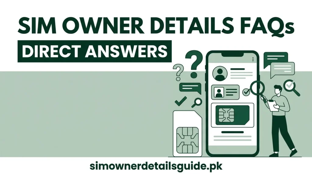 sim owner details faqs